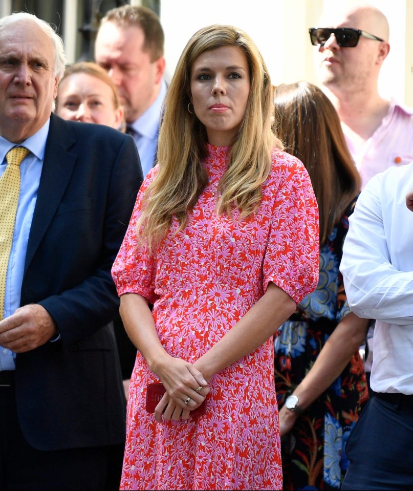  Carrie Symonds moved to Downing Street with Boris Johnson on Monday