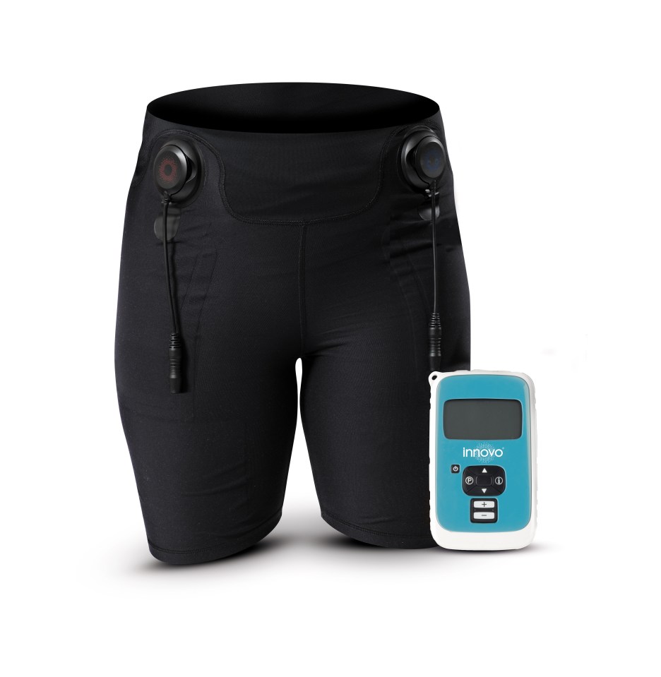 A pair of Innovo shorts – which stimulate the muscles and stop stress incontinence – made a different within a couple of weeks