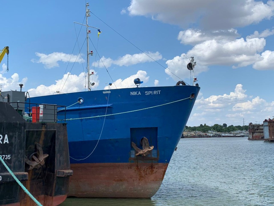  She had previously been named 'The Neyma' when she helped Russian forces seize Ukrainian ships in the Kerch Strait last November