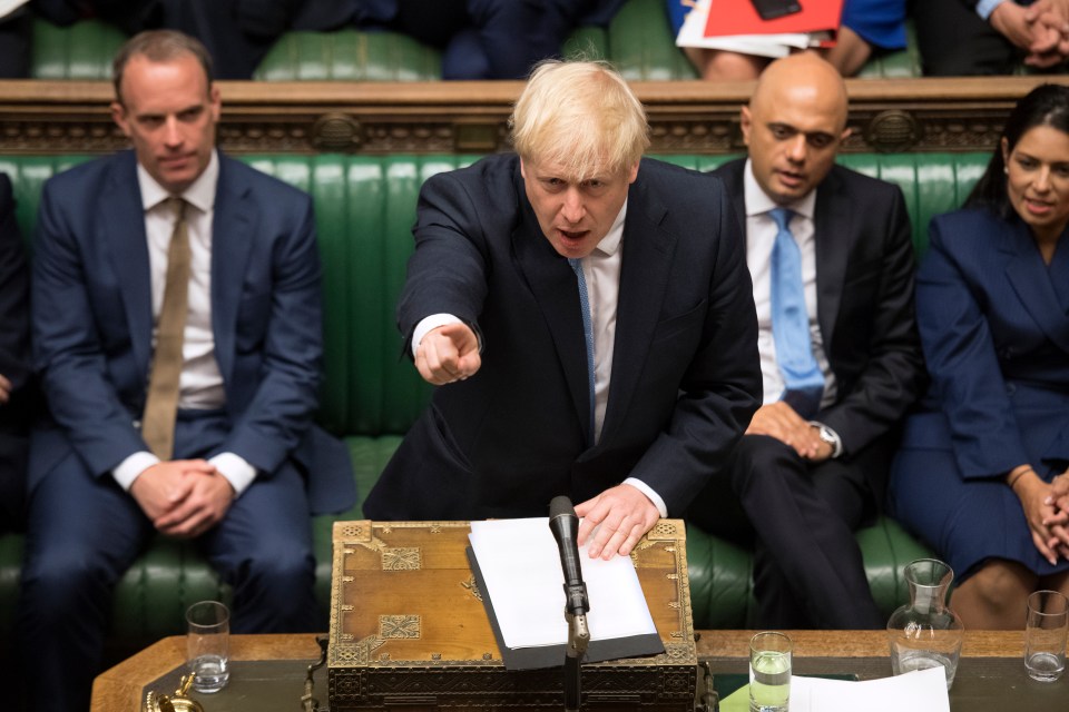  Boris Johnson made his Commons debut as PM