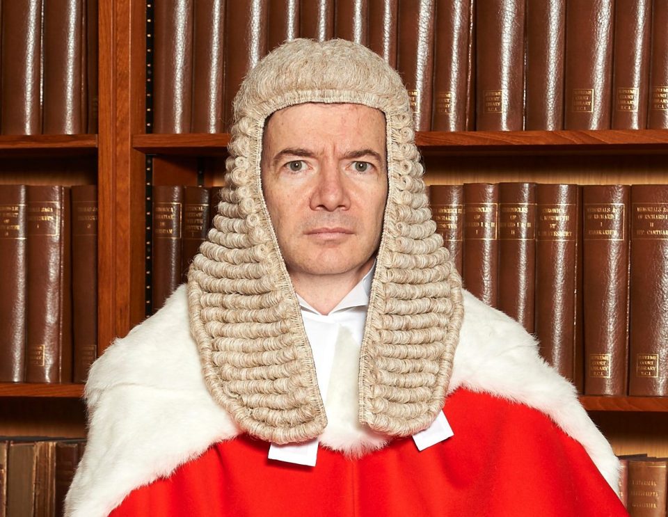  Mr Justice Bryan called knife crime a cancer on society