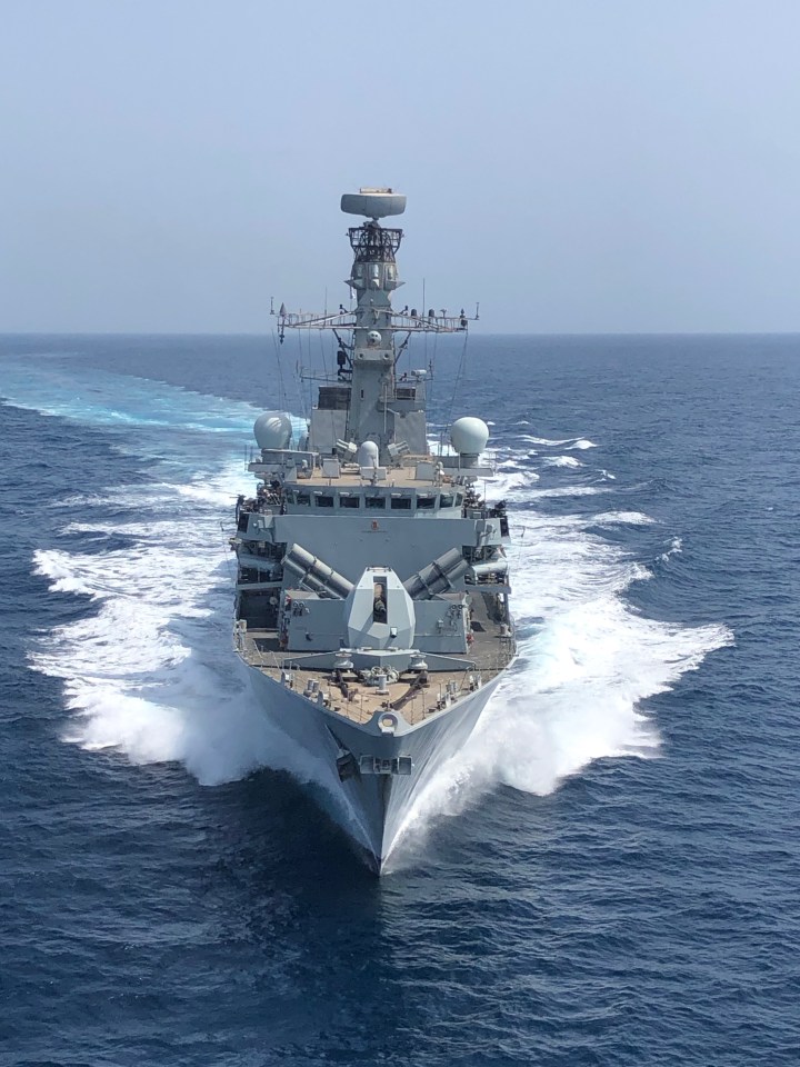  The HMS Montrose is currently deployed in the Persian Gulf