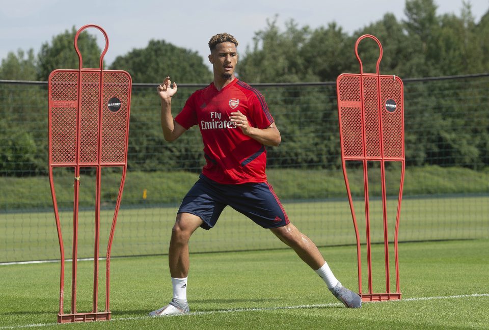  Saliba has shared a video of his journey to London, Arsenal medical and training on Instagram