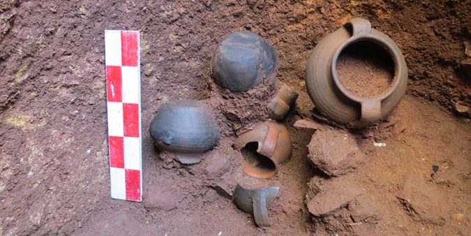  Lot's of broken pottery was also discovered