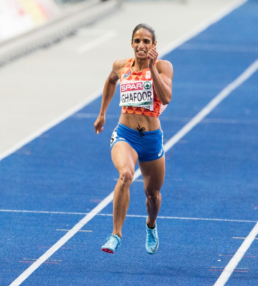  Dutch Olympian Madiea Ghafoor has reportedly been arrested with 50kg of ecstasy and crystal meth worth nearly £2million in the boot of her car