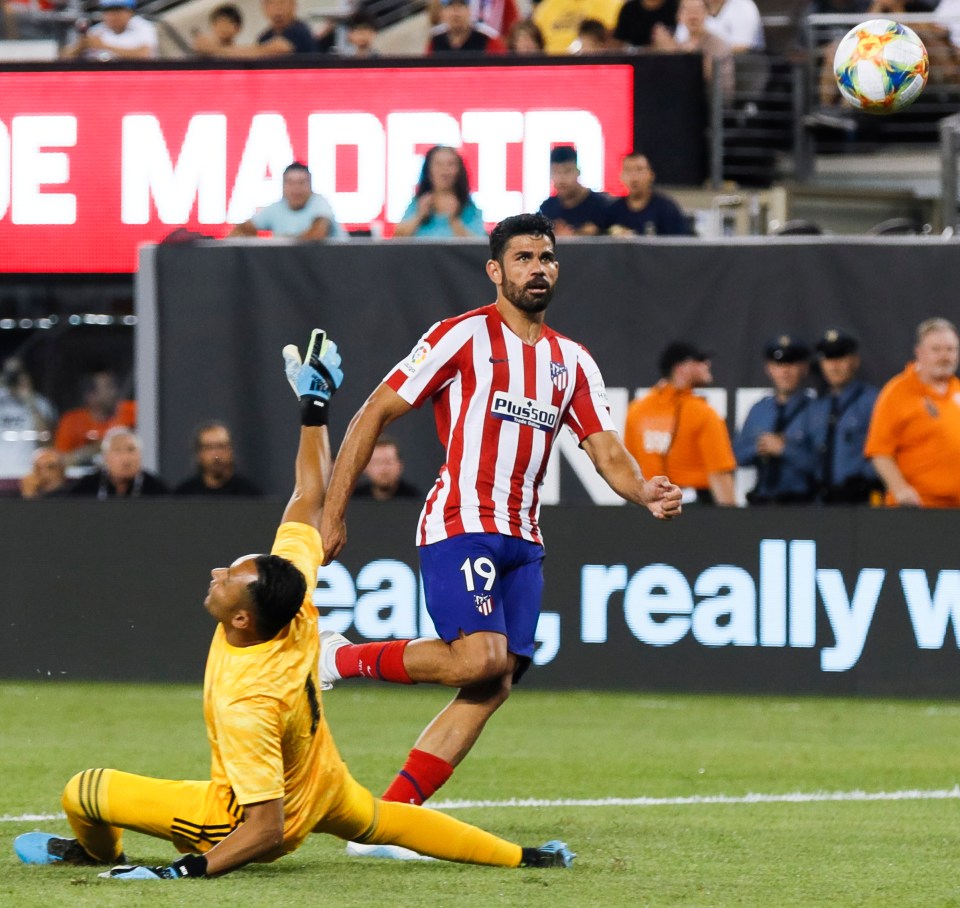 Diego Costa struck four goals as Atletico Madrid humiliated rivals Real Madrid 7-3