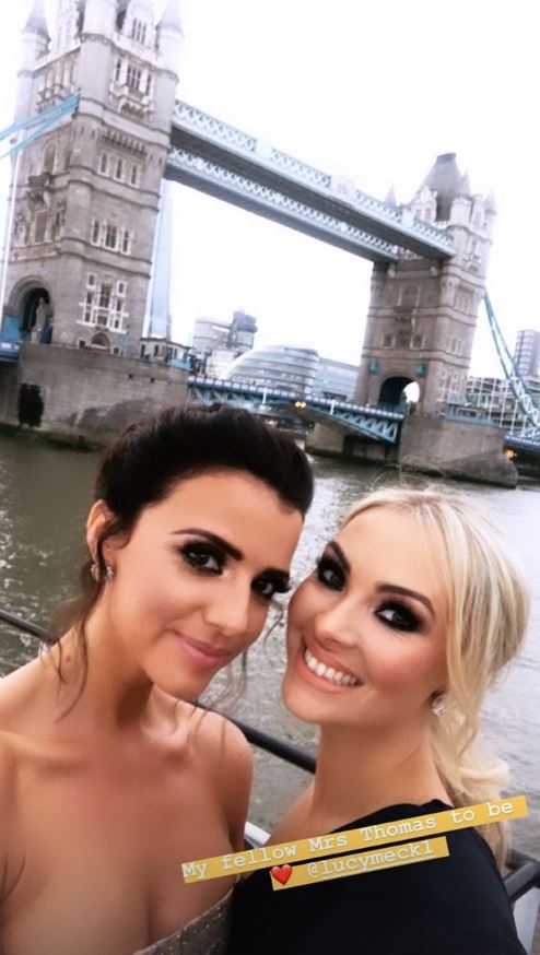  Adam's wife Caroline Daly shares a snap with Lucy