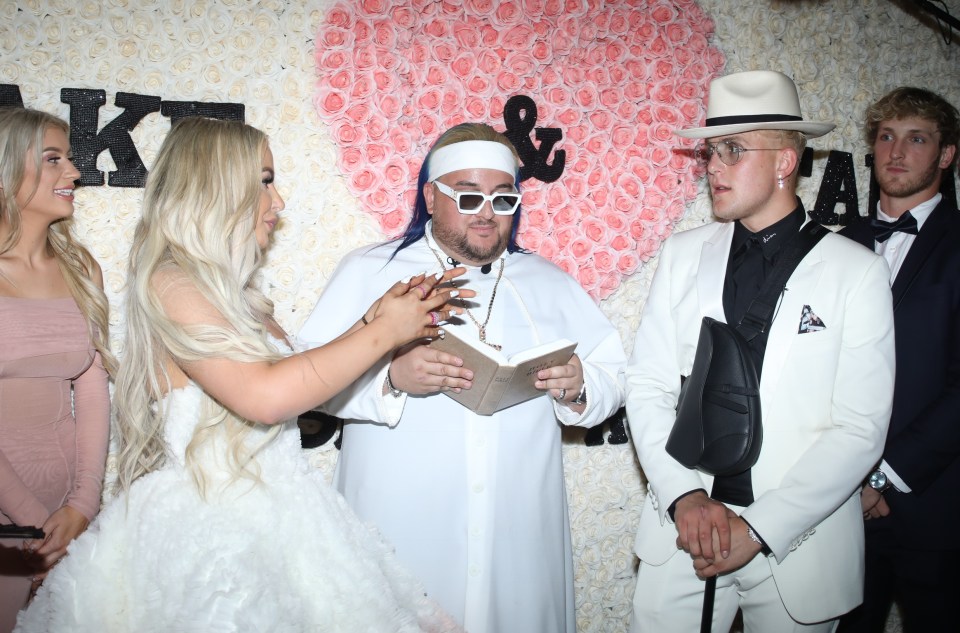  Jake Paul and Tana Mongeau's wedding was spoiled by a brawl that broke out while they were at the alter