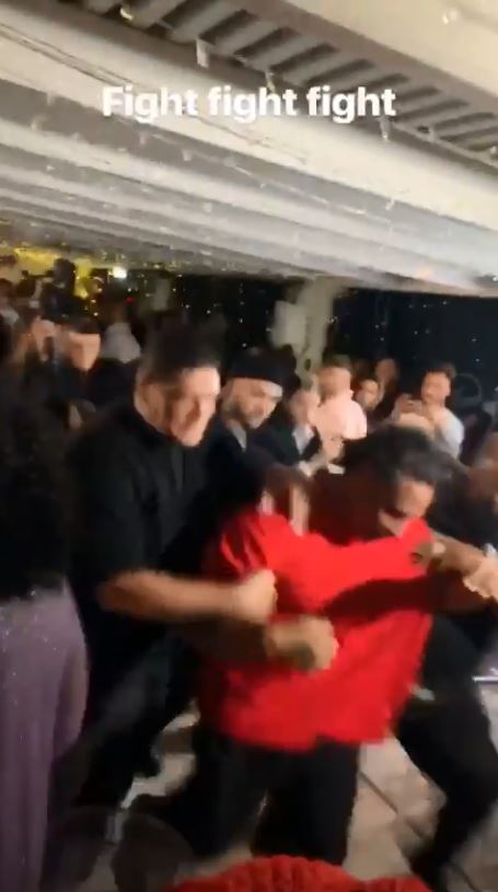  Footage of the fight was shared on social media