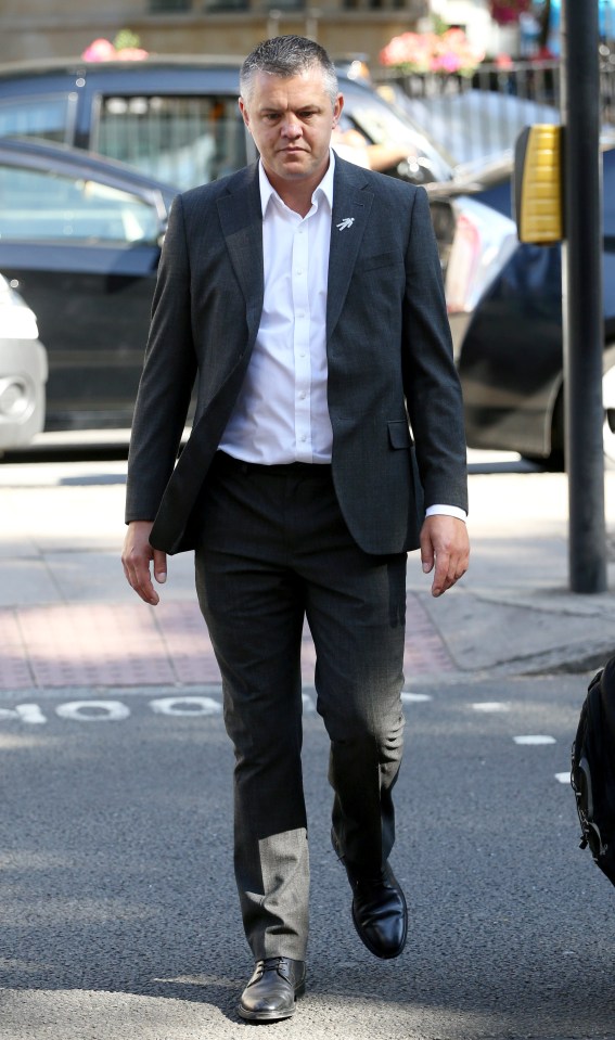  Bussetti arriving at Westminster Magistrates' Court today