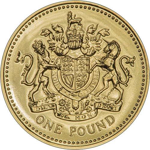  There are numerous versions of £1 coins featuring the Royal Arms but the 2008 versions are worth the most