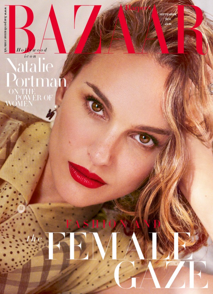  Natalie spoke out in the new issue of Harper's Bazaar