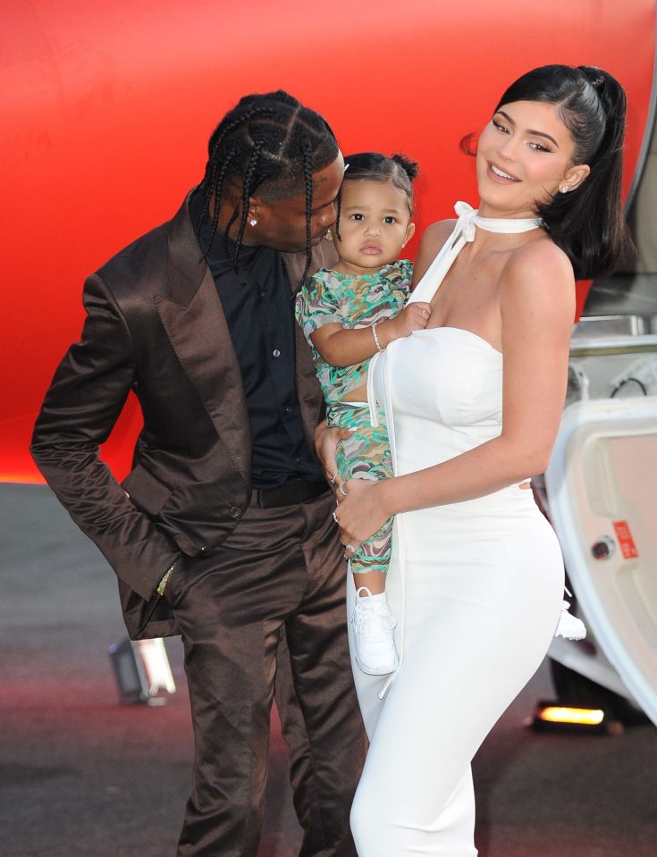  Travis Scott is the Stormi's father