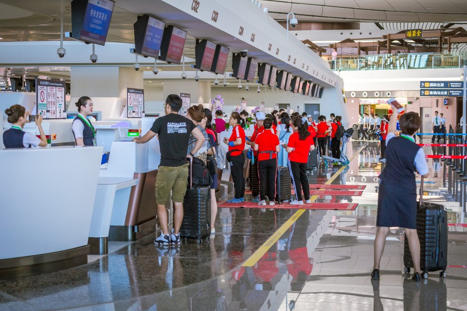 It's thought China Southern will be the first official airline to fly from the airport