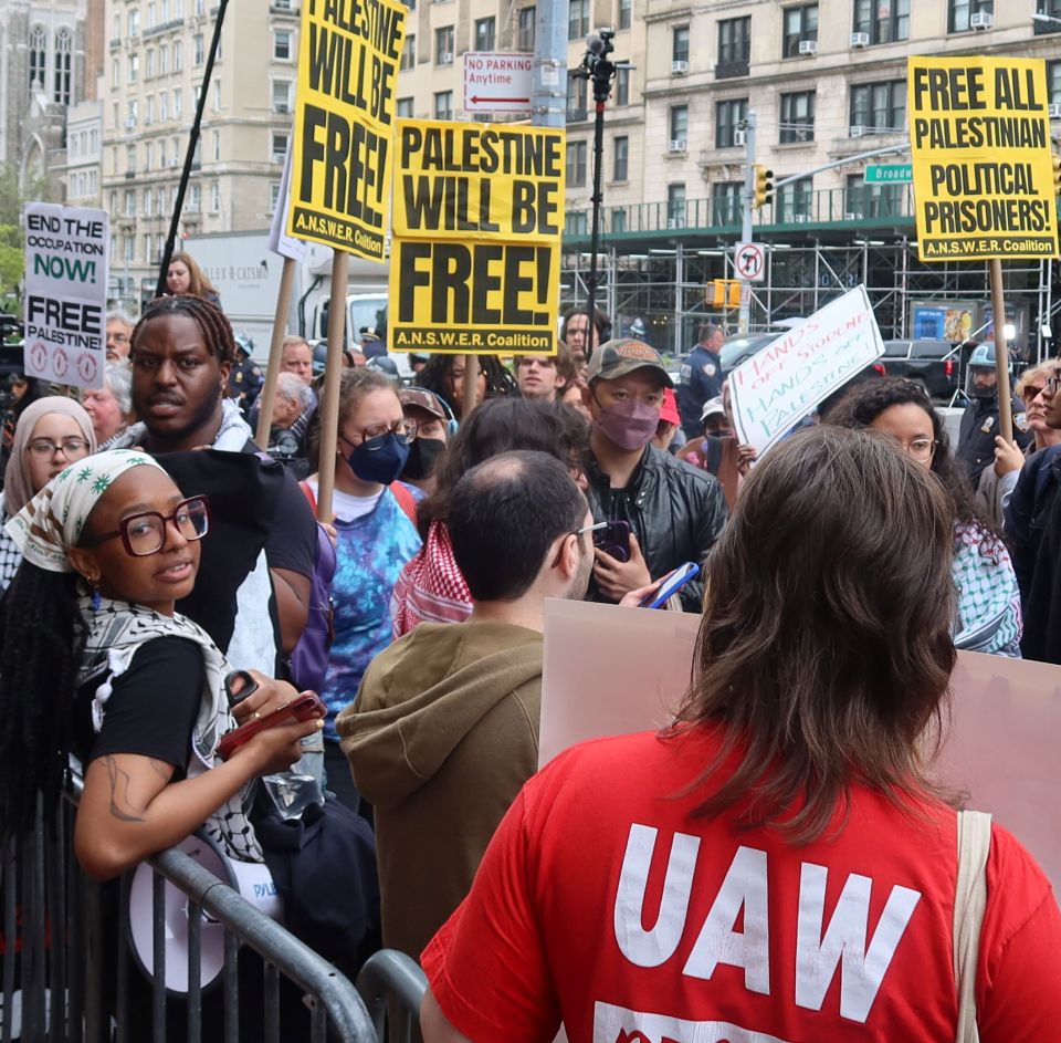  Ilhan Omar's daughter (left) has been suspended from University for being involved in a free Palestine protest