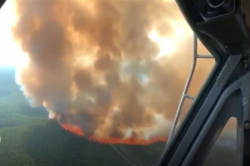  Wildfires were burning during the heatwave in Alaska