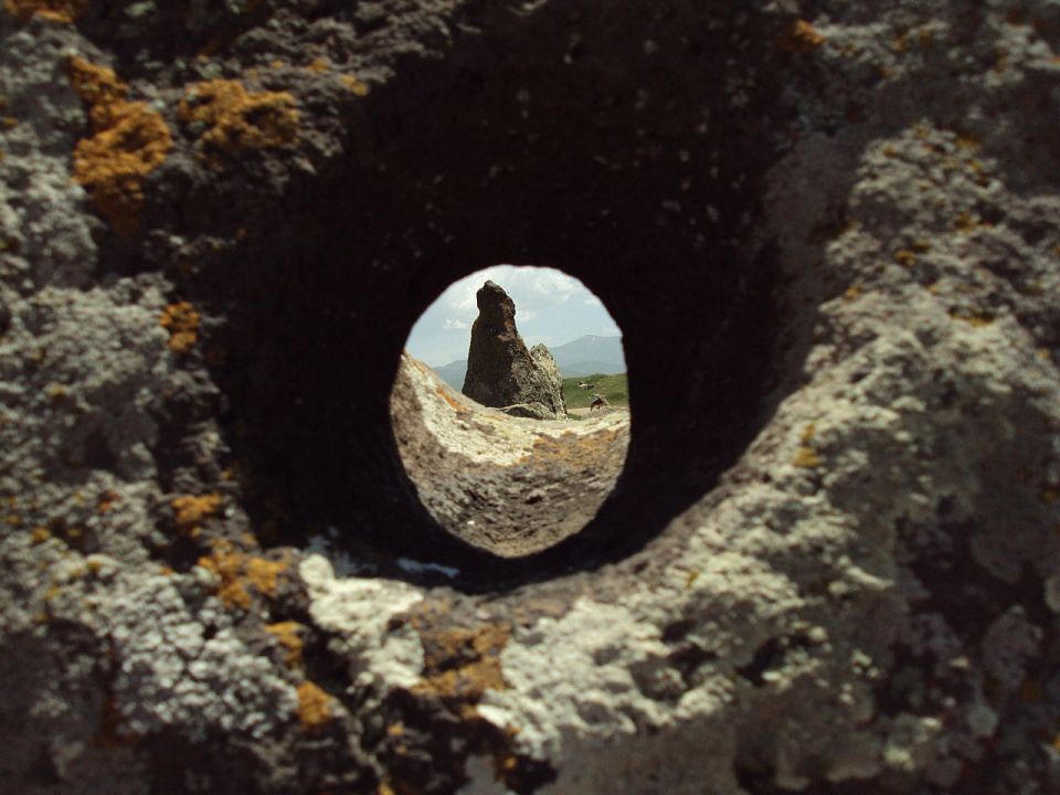  Lots of the stones have mysterious holes in them