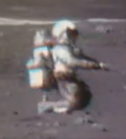  Nasa used footage of astronauts falling over to study the effects of lunar gravity on human motion