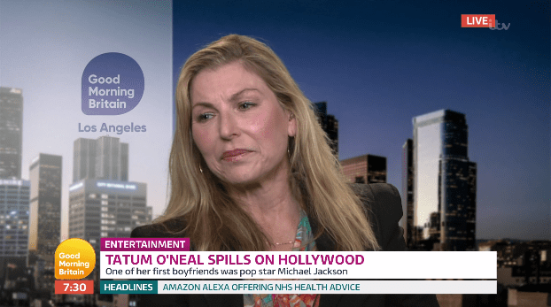  Jackson's ex-girlfriend Tatum O'Neal admitted she isn't surprised by the child sex abuse allegations