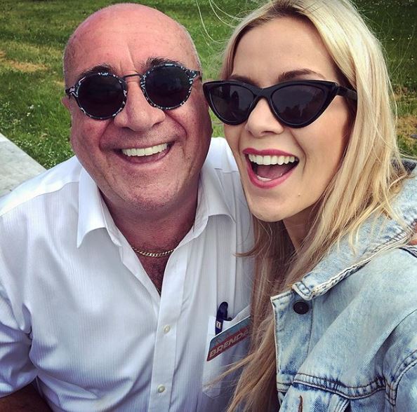  Virgin Radio star Kate Lawler is also on the show - seen here with Coach Trip host Brendan Sheerin