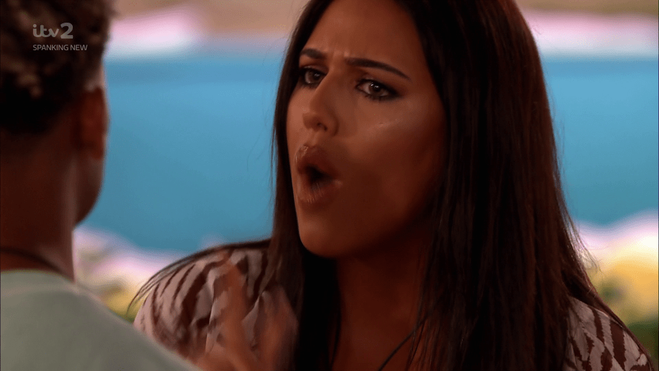  An unbelievable row erupted on Love Island last night