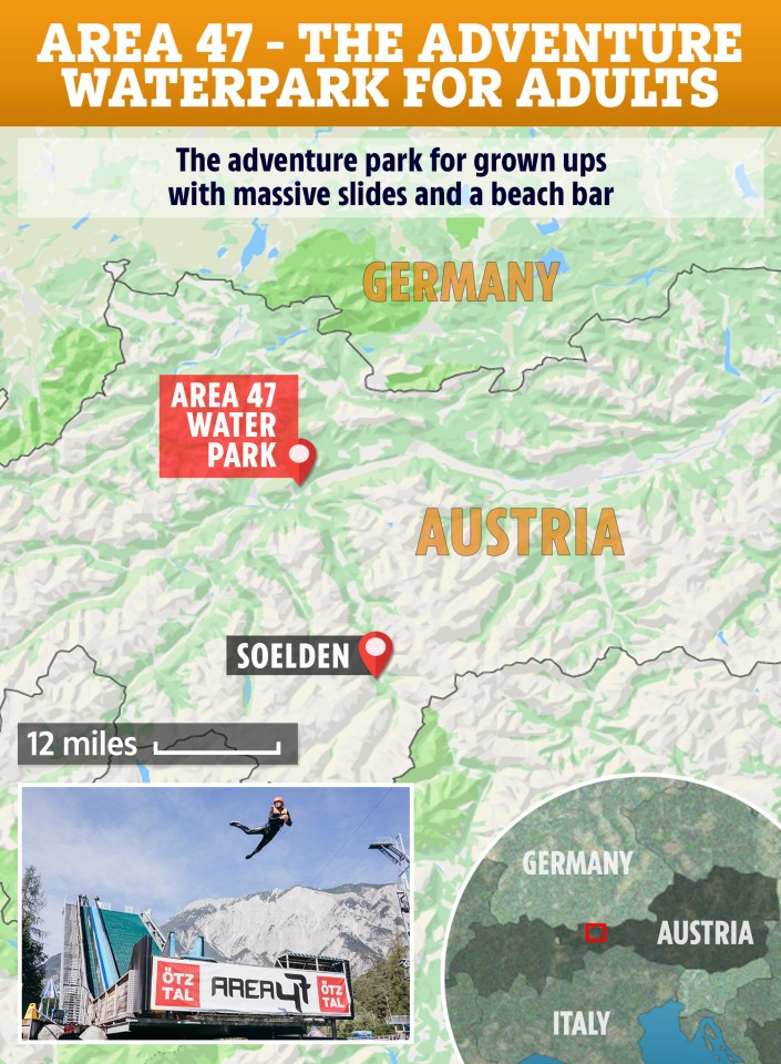  The park is less than an hour from the airport in Austria