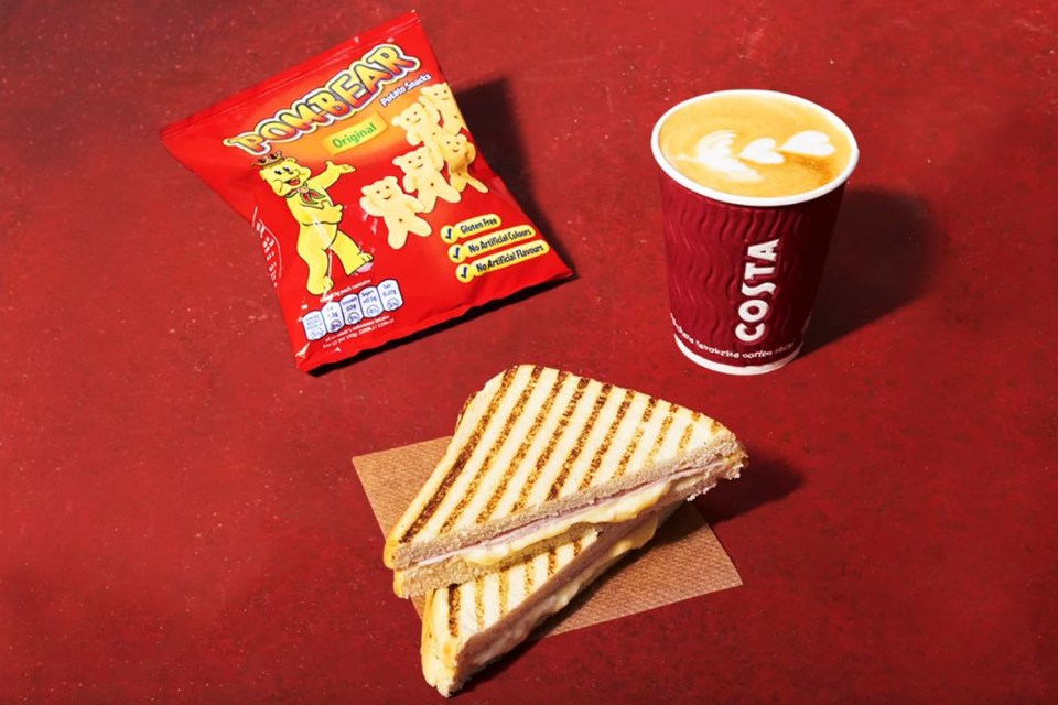  Costa's popular lunchtime meal is back on the menu for £5