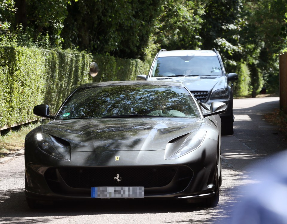  Ozil, pictured leaving Arsenal's training grounds yesterday, is known for his love of extravagant watches