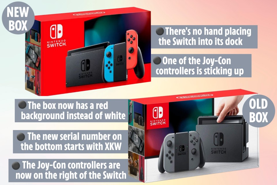  How to spot the brand new Switch