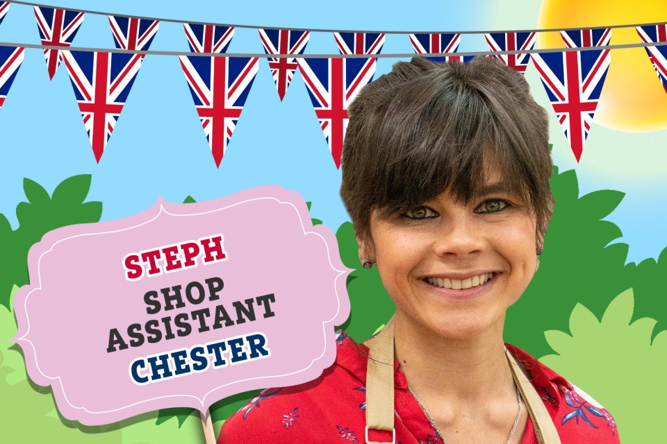  Meet Steph from Bake Off