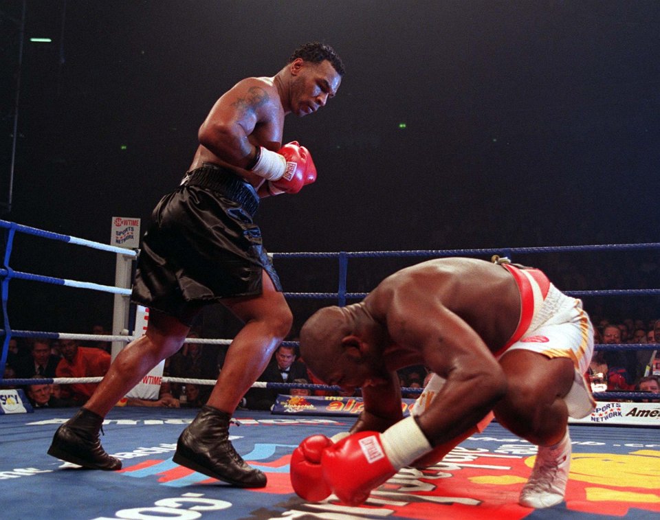  Mike Tyson did not hang around during his time in the UK, crushing both Julius Francis and Lou Savarese