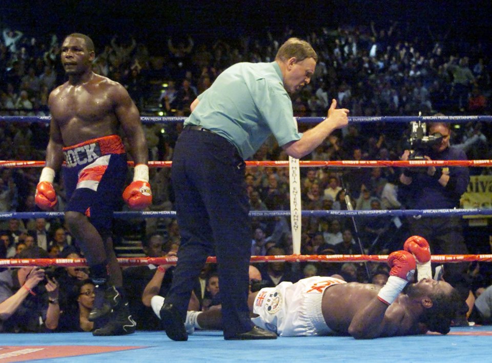  Lewis suffered a shock loss to Hasim Rahman, but avenged the defeat in the rematch