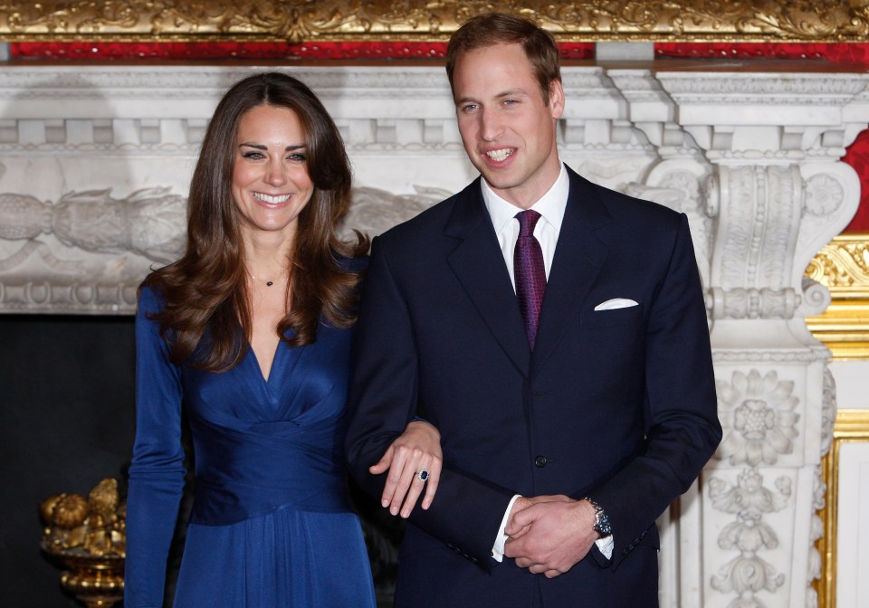 Kate debuted the piece when she and William announced their engagement in 2010