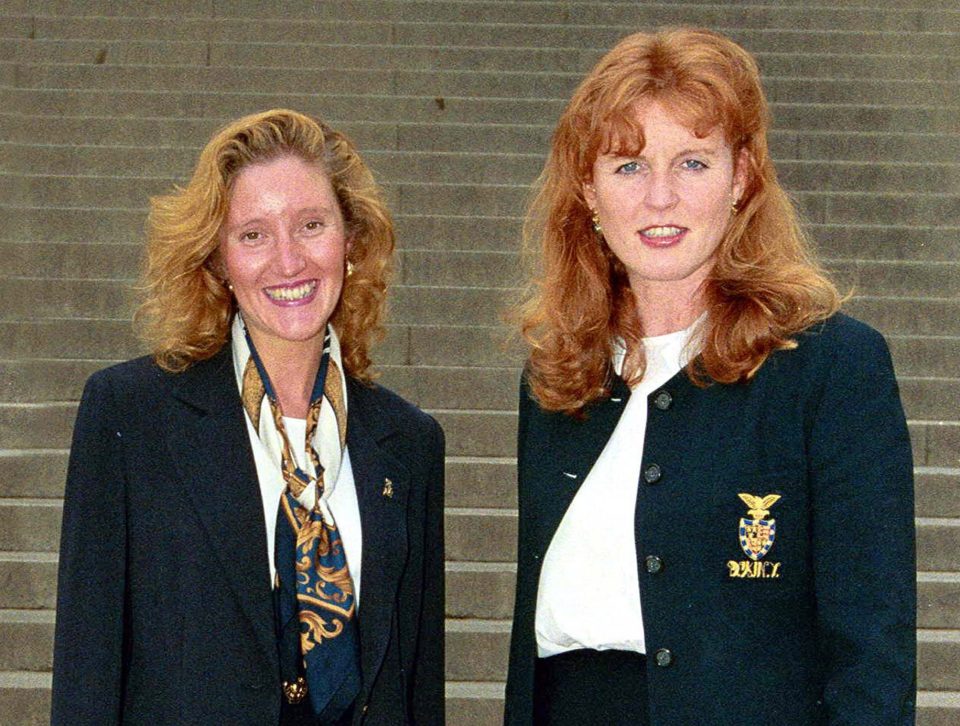  Jane Andrews with Sarah Ferguson, the Duchess of York, in 1994