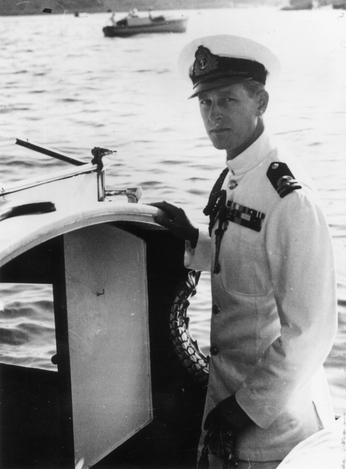  The royal expert quiered if the Queen sees a little of her own husband, Corfu-born Prince Philip, pictured, in the figure of the film's lothario