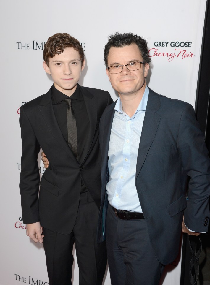  Dominic Holland commented on the news that Spider Man has been dropped from the Marvel universe (pictured with Tom Holland in 2017)