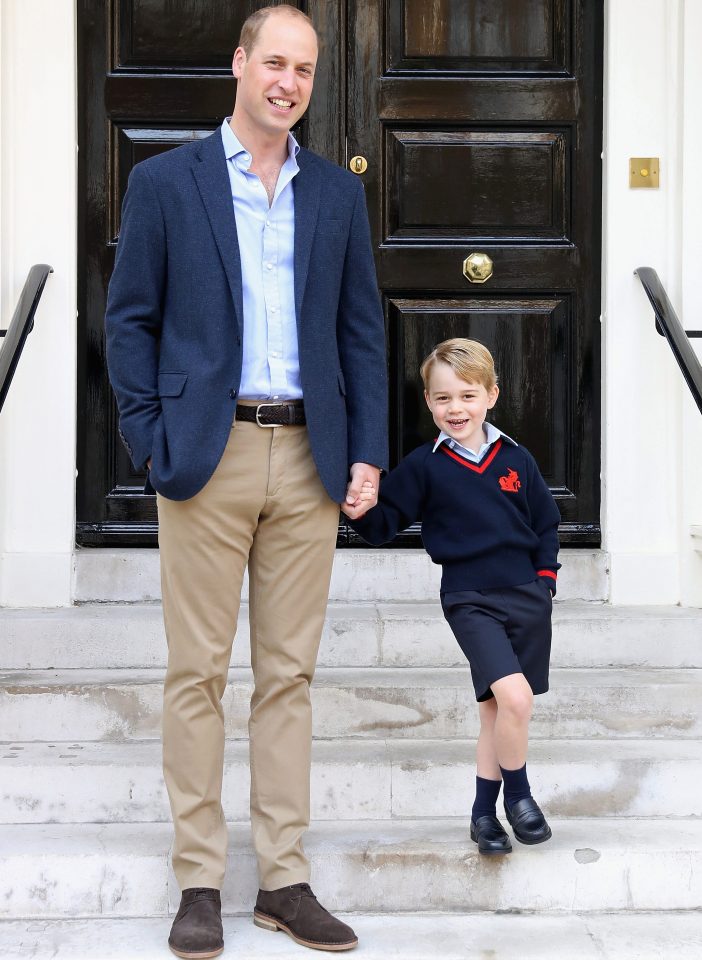  Prince William did the school run solo in 2017