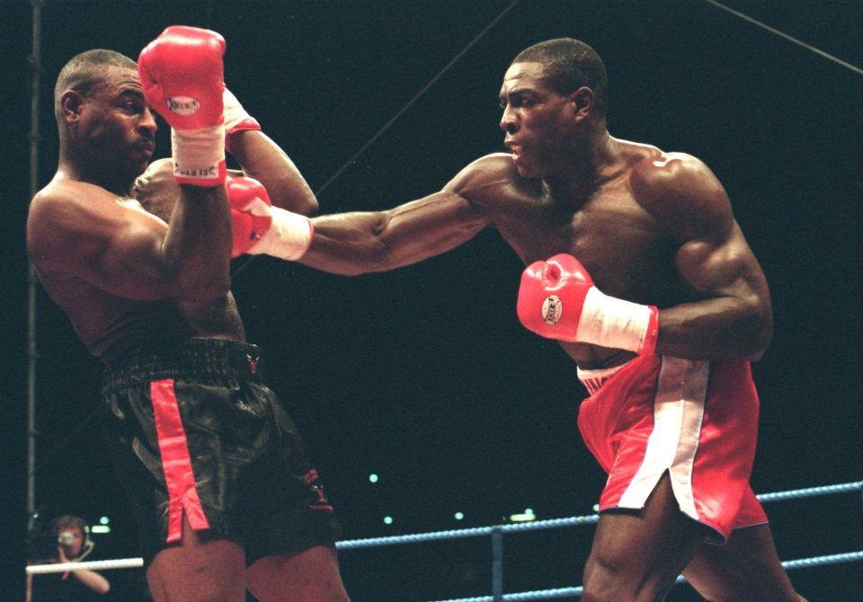  Frank Bruno became world champ after beating Oliver McCall in 1995