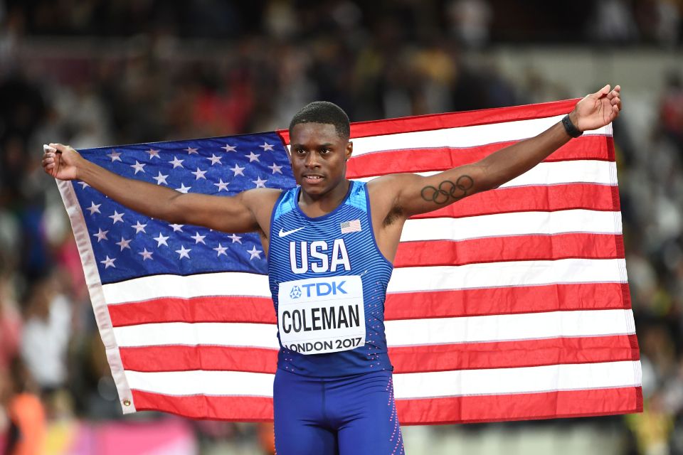 The world's fastest man Christian Coleman could be banned for two years after allegedly missing three drugs tests