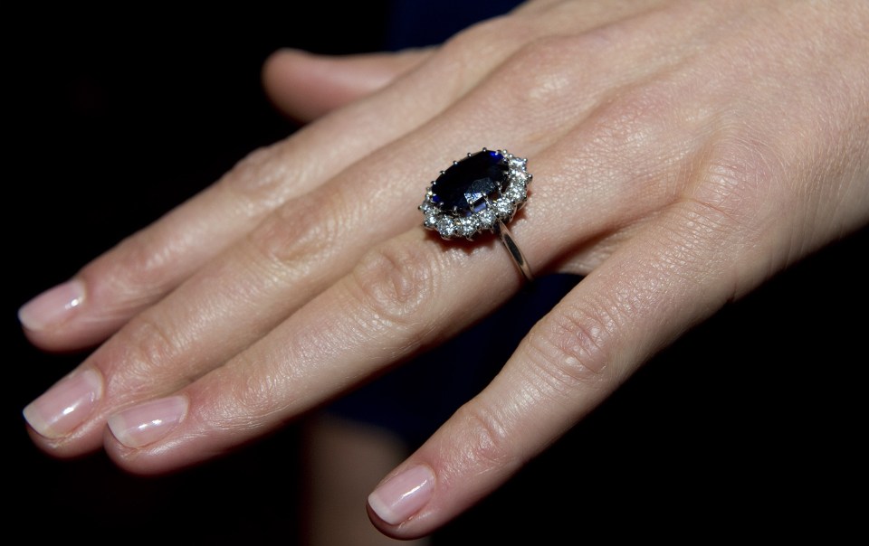 Kate Middleton’s sapphire engagement ring is reported to be worth £300,000