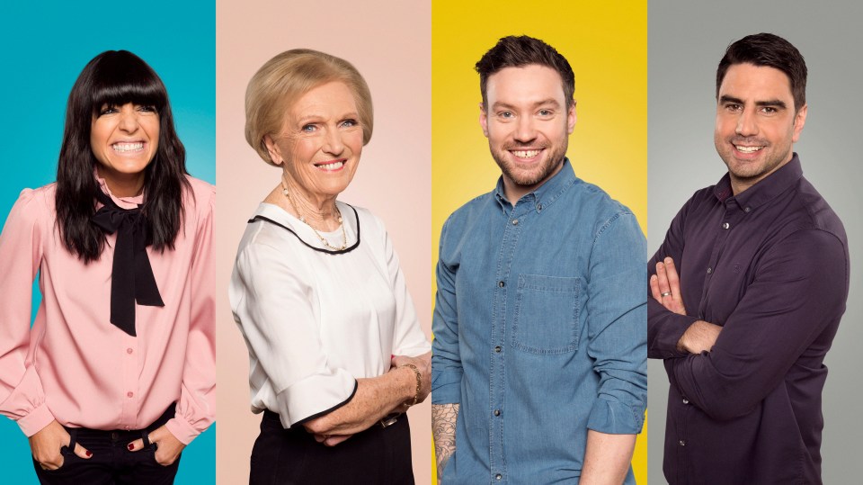  Dan Doherty of Britain's Best Home Cook, pictured second right, is not in the second series