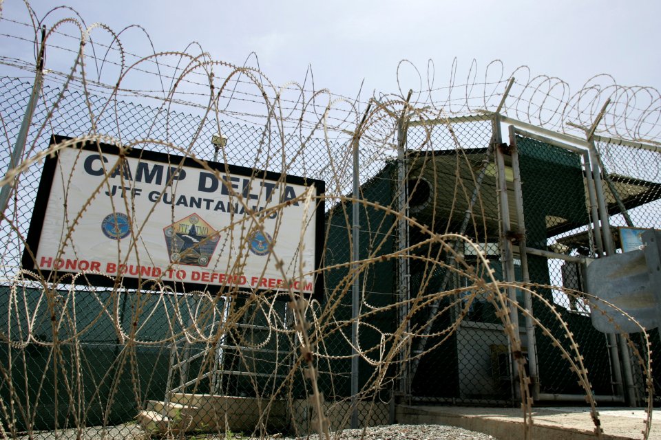  Trump has said the US will not hold the European prisoners at their camp in Guantanamo Bay, Cuba