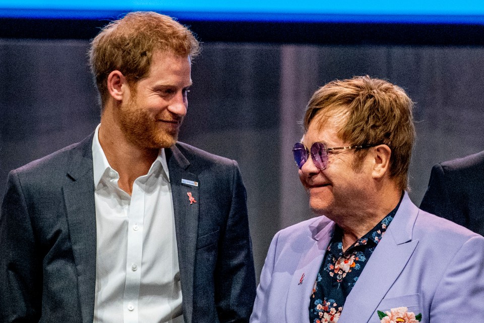  Harry joined Elton at an AIDS2018 conference in July last year