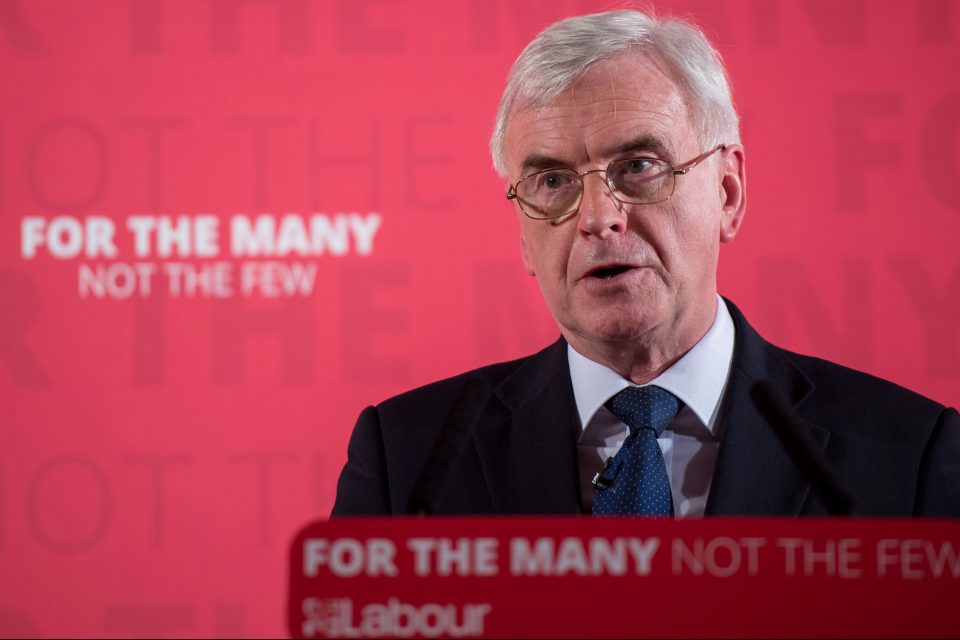  John McDonnell says Labour would let Nicola Sturgeon hold another Scottish independence referendum