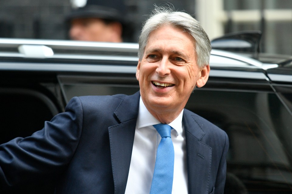  Hammond attending a meeting at Downing Street in 2018