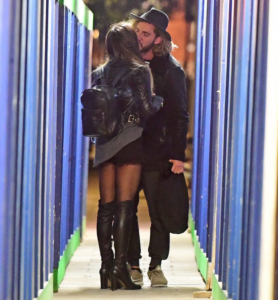  Strictly pro Katya Jones and her celebrity partner Seann Walsh caught snogging in the street last October