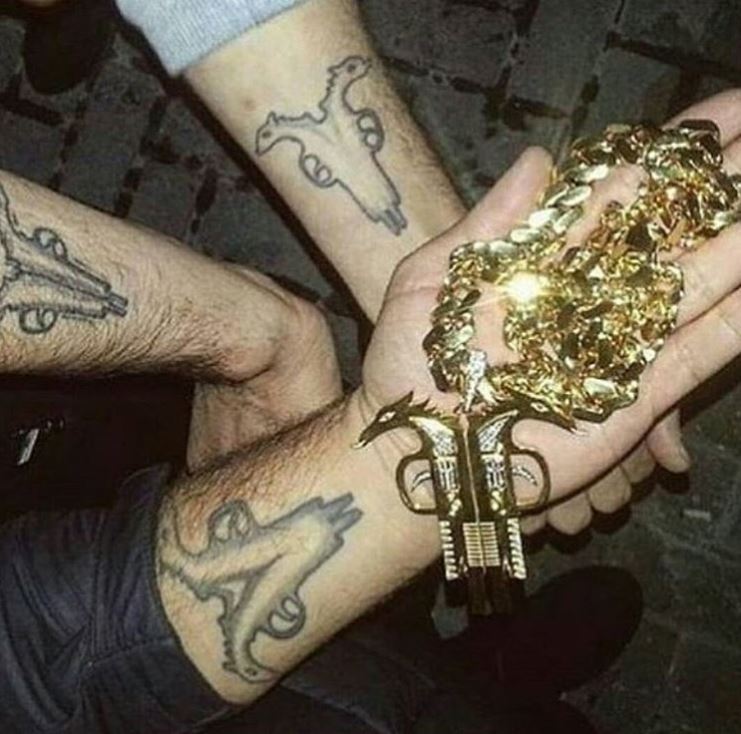  Brazen Albanian gangsters based in London are posting pictures of weapons, wads of cash and jewellery