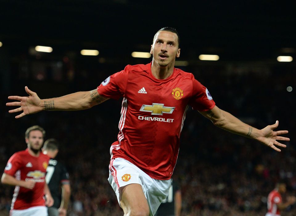  Zlatan Ibrahimovic was a big success at Manchester United for two seasons