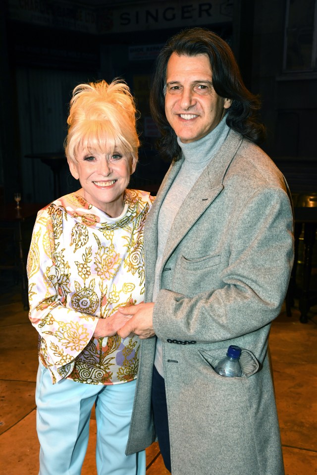  Dame Barbara Windsor, who is battling dementia, and her husband Scott