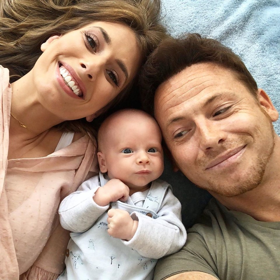 Stacey and Joe welcomed son Rex in May